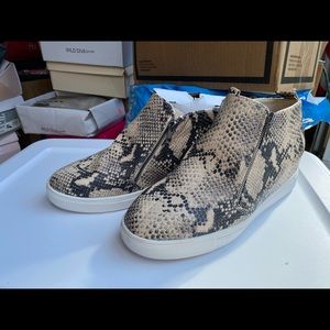 Time & Tru  Snakeskin Hidden Wedge